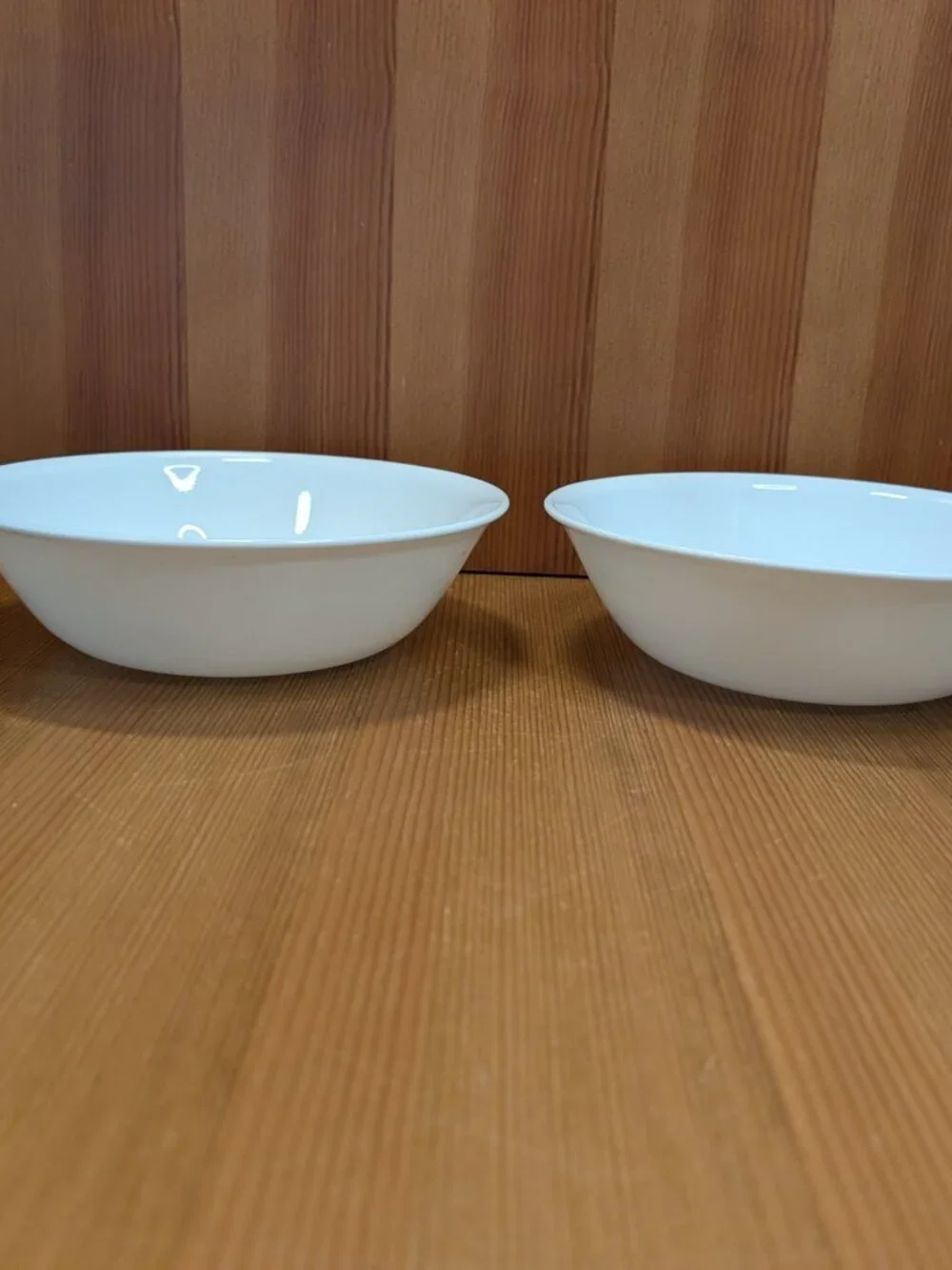 Set of 2 Corelle WINTER FROST WHITE Pattern 8 1/2